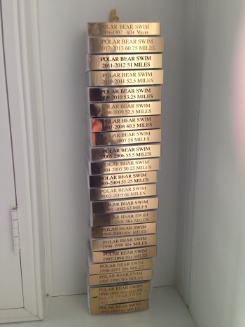 Stack of PB "trophies" earned by the author.